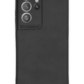 Samsung Galaxy S21 Ultra Kılıf Loop Deri Silikon - Siyah-(5796)