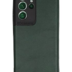 Samsung Galaxy S21 Ultra Kılıf Loop Deri Silikon - Yeşil-(5796)