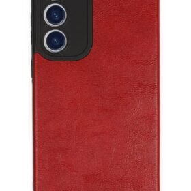 Samsung Galaxy S23 Plus Kılıf Loop Deri Silikon - Kırmızı-(5796)