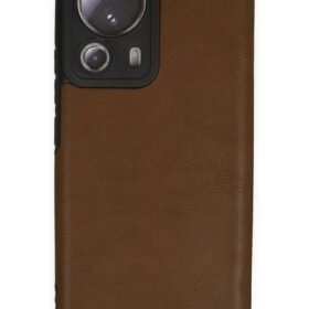 Xiaomi Mi 13 Lite Kılıf Loop Deri Silikon - Kahverengi-(5796)