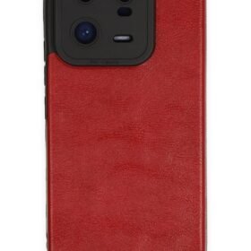 Xiaomi Mi 13 Pro Kılıf Loop Deri Silikon - Kırmızı-(5796)