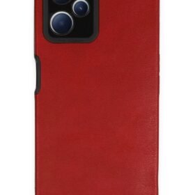 Realme C35 Kılıf Loop Deri Silikon - Kırmızı-(5796)