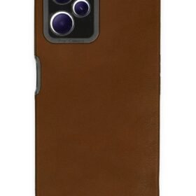 Realme C35 Kılıf Loop Deri Silikon - Kahverengi-(5796)