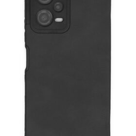 Xiaomi Redmi Note 12 5G Kılıf Loop Deri Silikon - Siyah-(5796)