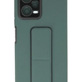 Xiaomi Poco X5 5G Kılıf Mega Standlı Silikon - Yeşil-(5796)