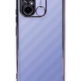 Xiaomi Redmi 12C Kılıf Lensli Silikon - Mor-(5796)
