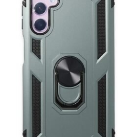 Samsung Galaxy A14 4G Kılıf Sofya Yüzüklü Silikon Kapak - Yeşil-(5796)