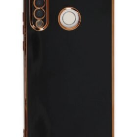 Huawei P30 Lite Kılıf Volet Silikon - Siyah-(5796)