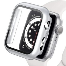 Apple Watch Ultra 49mm Camlı Kasa Ekran Koruyucu - Gümüş-(5796)