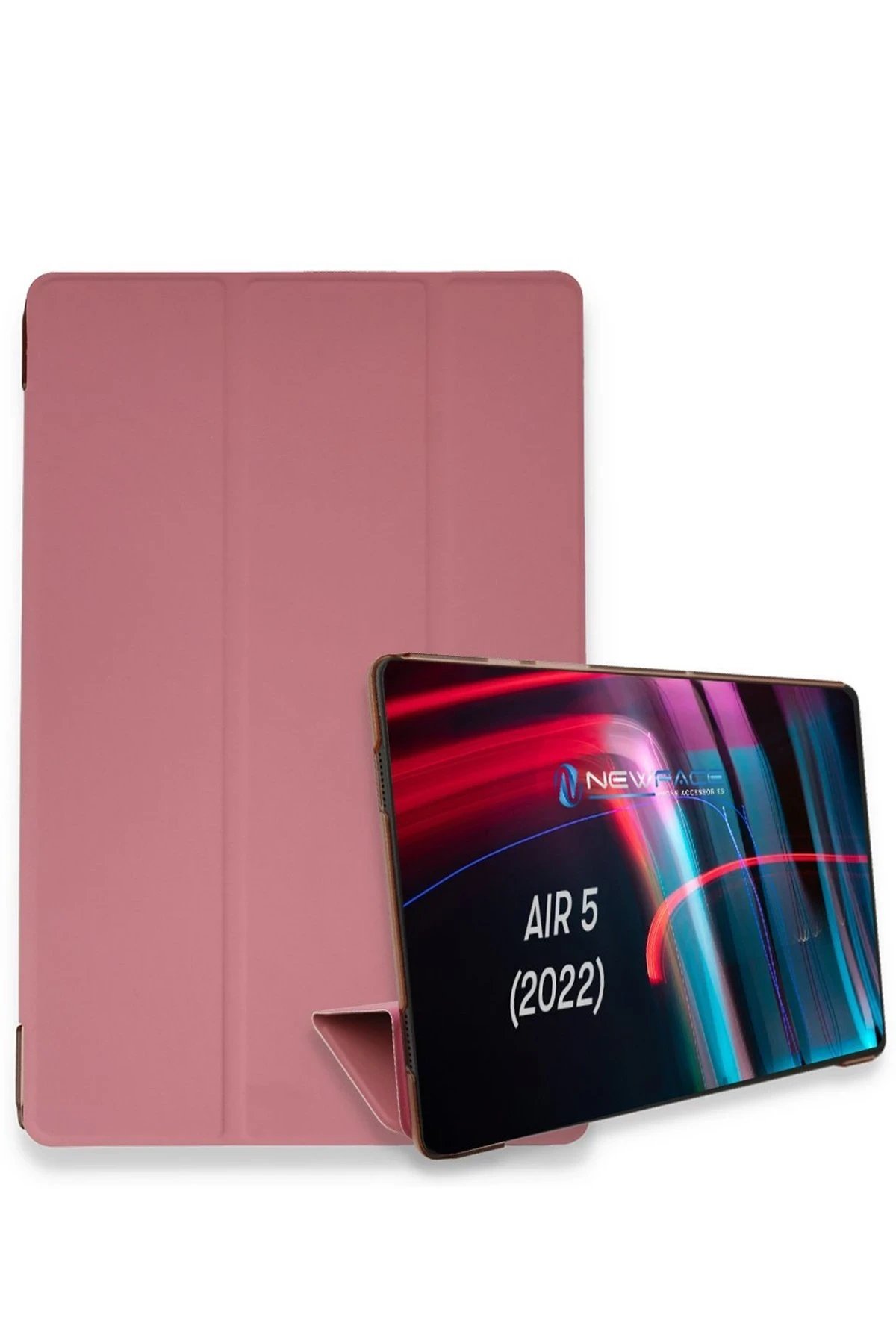 iPad Air 5 (2022) Kılıf Tablet Smart Kılıf - Pembe-(5796)