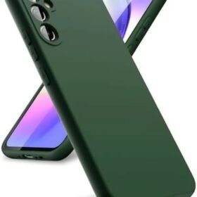 Samsung Galaxy A24 4G Kılıf First Silikon - Koyu Yeşil-(5796)