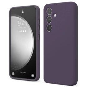 Samsung Galaxy A14 4G Kılıf First Silikon - Mor-(5796)