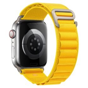 Apple Watch 42mm Mountain Kordon - Sarı-(5796)