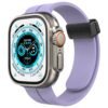 Apple Watch 42mm KR412 Elegance Stylısh Kordon - Lila-(5796)