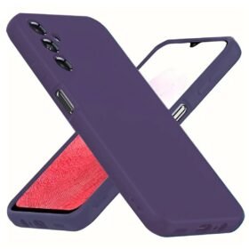 Samsung Galaxy A34 5G Kılıf First Silikon - Mor-(5796)