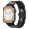 Apple Watch 38mm KR413 Fine Steel Kordon - Siyah-(5796)