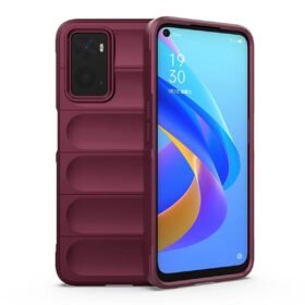 Realme 9i 4G Kılıf Optimum Silikon - Bordo-(5796)