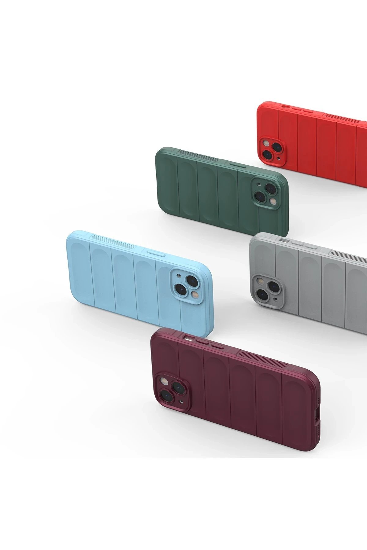 Realme 9i 4G Kılıf Optimum Silikon - Koyu Yeşil-(5796) - Görsel 4