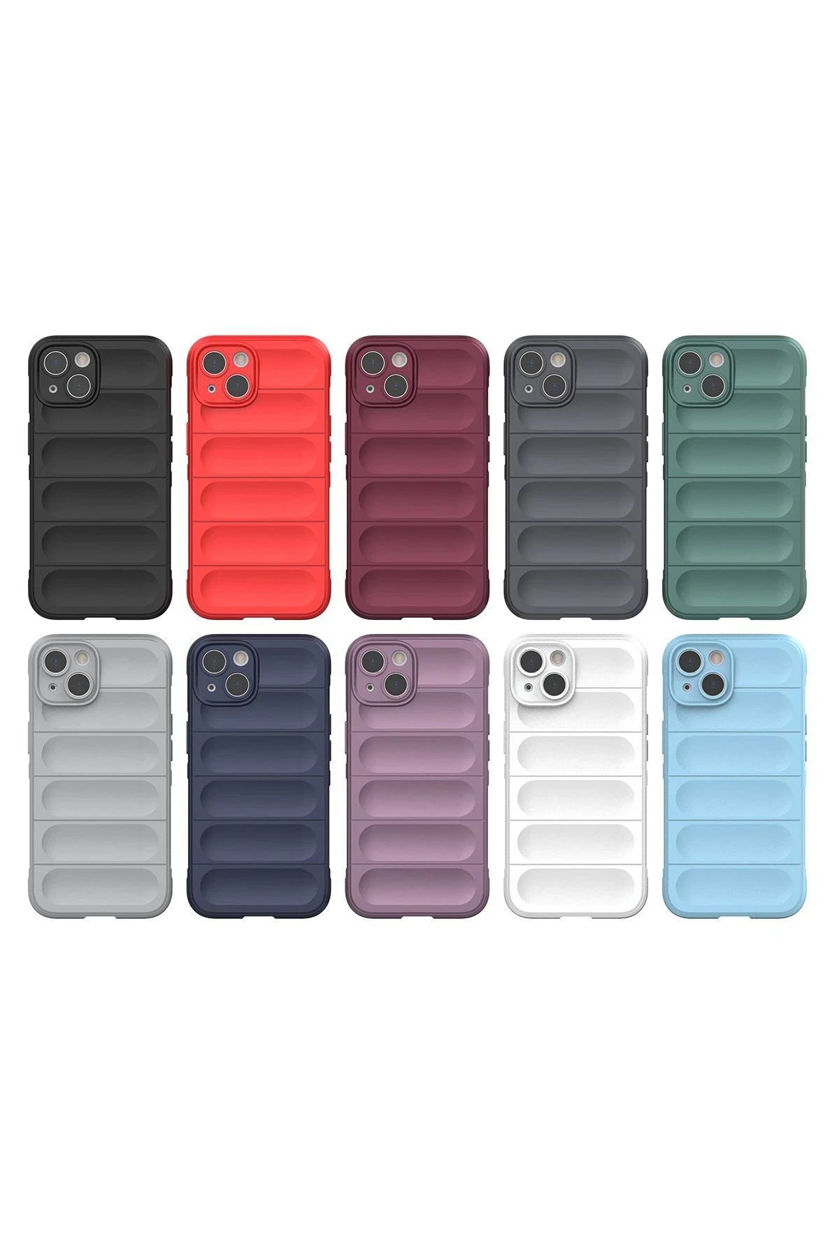 Realme 9i 4G Kılıf Optimum Silikon - Mor-(5796) - Görsel 2