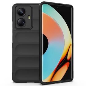Realme 10 Pro 5G Kılıf Optimum Silikon - Siyah-(5796)