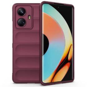 Realme 10 Pro 5G Kılıf Optimum Silikon - Bordo-(5796)