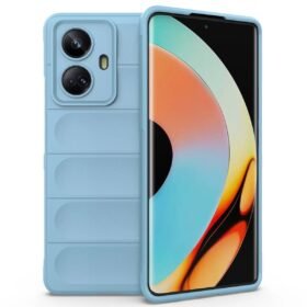 Realme 10 Pro 5G Kılıf Optimum Silikon - Sky Blue-(5796)