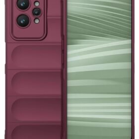 Realme GT2 Pro 5G Kılıf Optimum Silikon - Bordo-(5796)