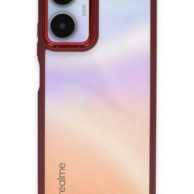 Realme 10 Pro 5G Kılıf Dora Kapak - Kırmızı-(5796)