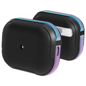 Airpods 3 (3.nesil) MO-A8 Armor Kılıf - Rainbow-(5796)