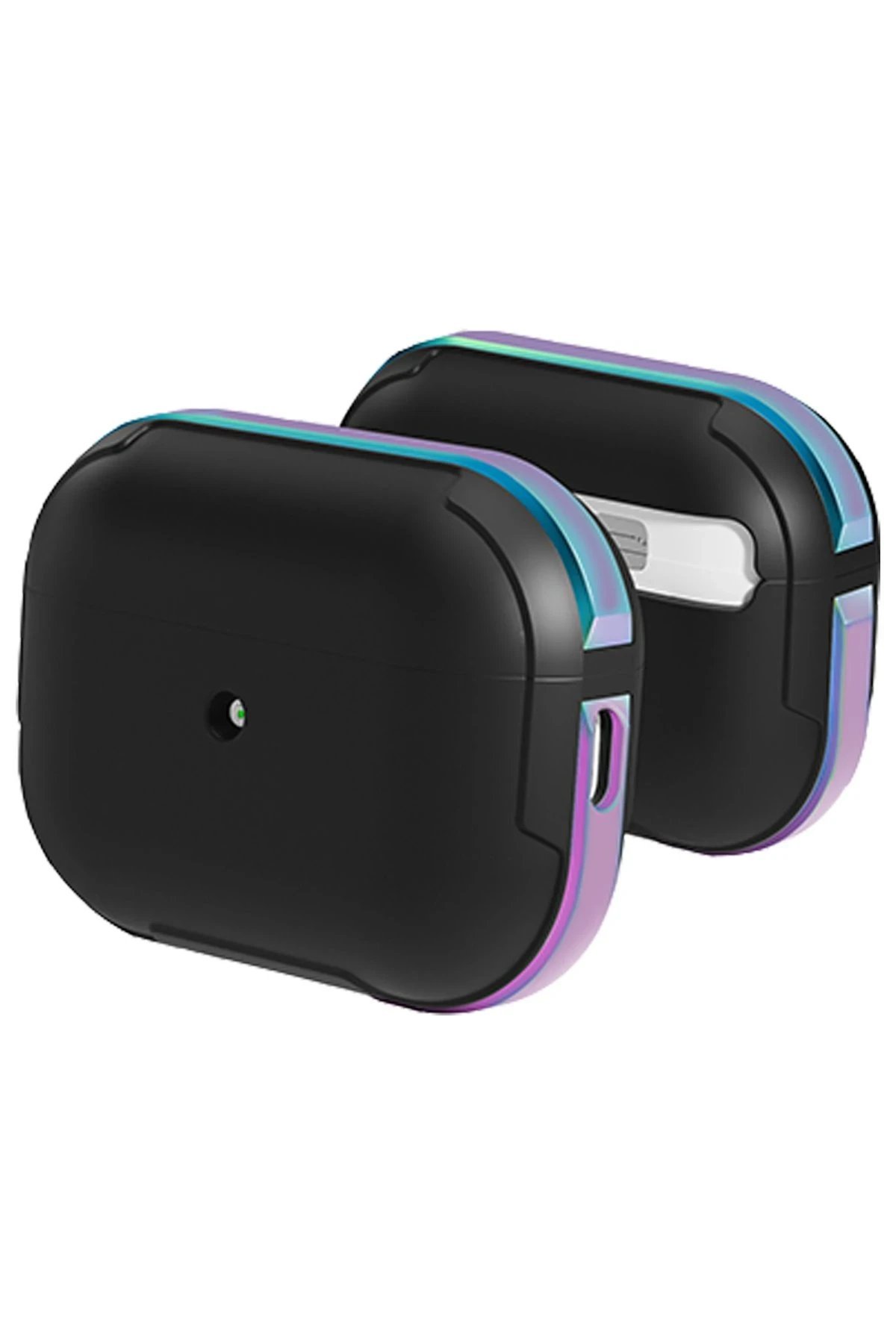 Airpods 3 (3.nesil) MO-A8 Armor Kılıf - Rainbow-(5796)