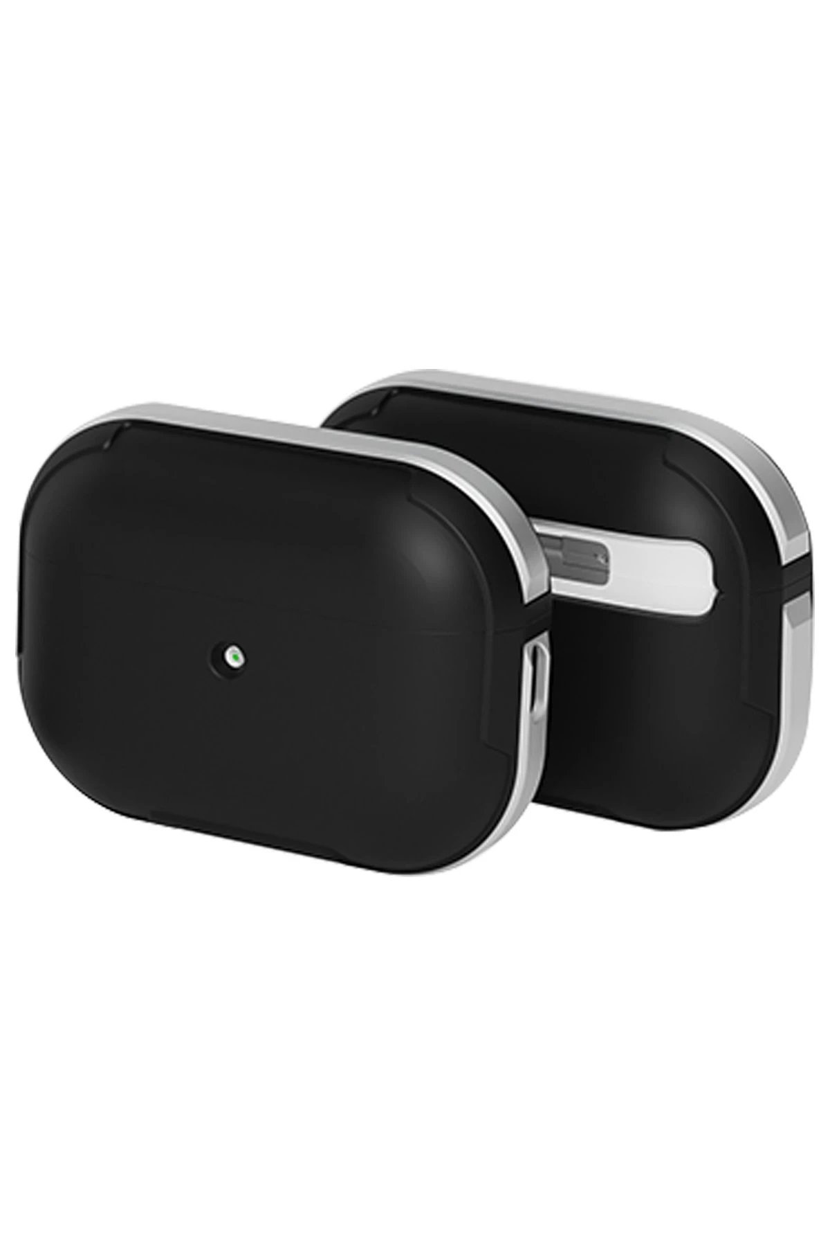 Airpods 3 (3.nesil) MO-A8 Armor Kılıf - Gümüş-(5796)