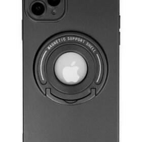 iPhone 12 Pro Kılıf Lukka Magneticsafe Kapak - Siyah-(5796)