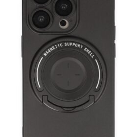 iPhone 13 Pro Kılıf Lukka Magneticsafe Kapak - Siyah-(5796)