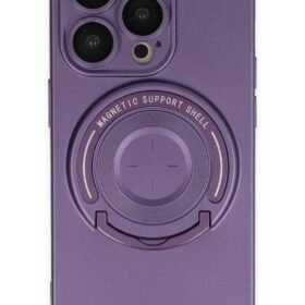 iPhone 13 Pro Kılıf Lukka Magneticsafe Kapak - Derin Mor-(5796)