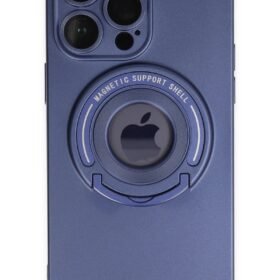 iPhone 13 Pro Max Kılıf Lukka Magneticsafe Kapak - Lacivert-(5796)