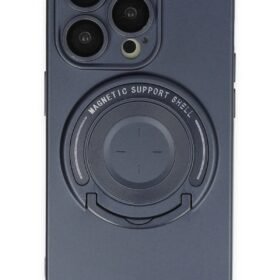 iPhone 14 Pro Kılıf Lukka Magneticsafe Kapak - Lacivert-(5796)