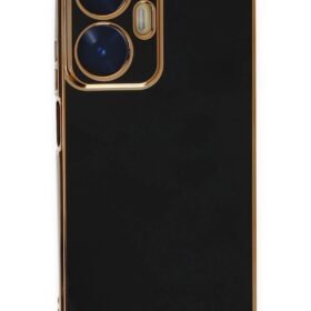 Realme C55 Kılıf Volet Silikon - Siyah-(5796)