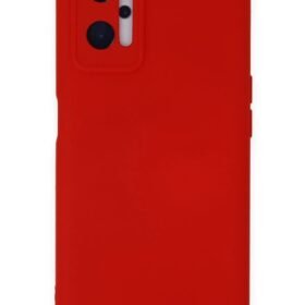 Realme 9i 4G Kılıf Nano içi Kadife Silikon - Kırmızı-(5796)