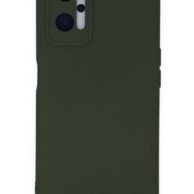 Realme 9i 4G Kılıf Nano içi Kadife Silikon - Koyu Yeşil-(5796)