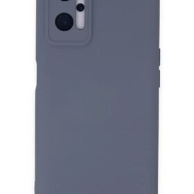 Realme 9i 4G Kılıf Nano içi Kadife Silikon - Gri-(5796)