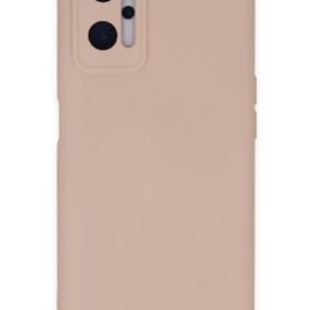 Realme 9i 4G Kılıf Nano içi Kadife Silikon - Pudra-(5796)