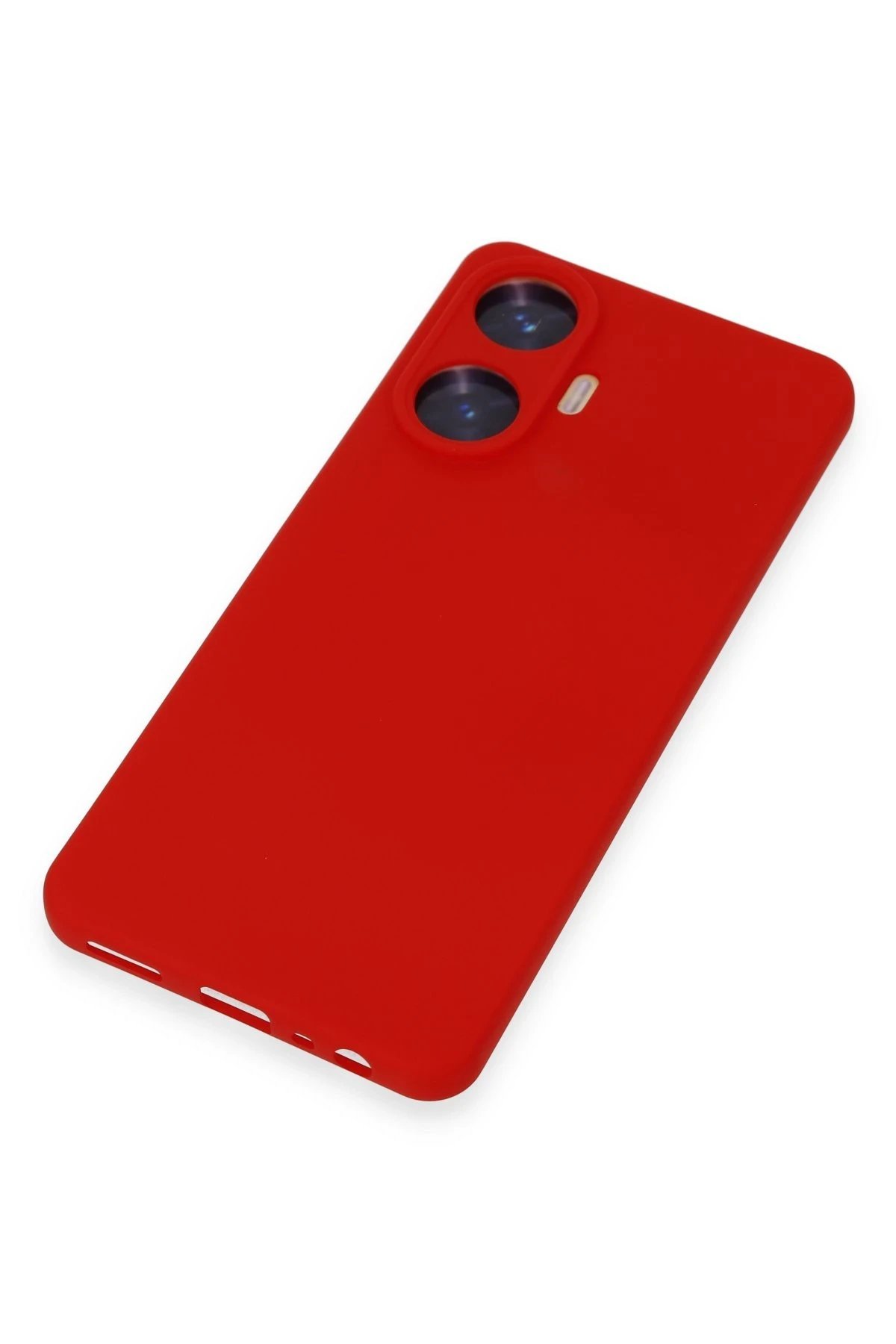 Realme C55 Kılıf Nano içi Kadife Silikon - Kırmızı-(5796) - Görsel 3