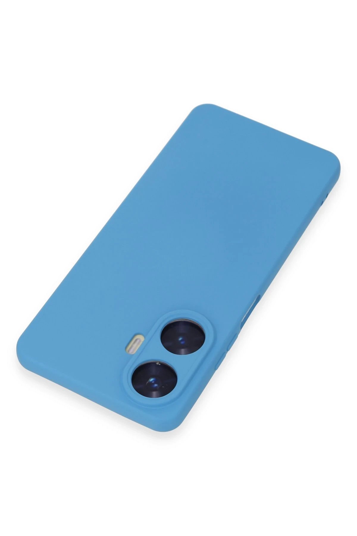 Realme C55 Kılıf Nano içi Kadife Silikon - Mavi-(5796) - Görsel 2