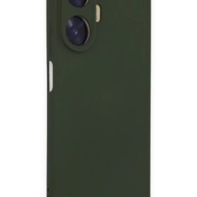 Realme C55 Kılıf Nano içi Kadife Silikon - Koyu Yeşil-(5796)