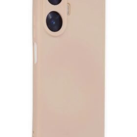 Realme C55 Kılıf Nano içi Kadife Silikon - Pudra-(5796)