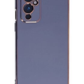 One Plus 9 Kılıf Volet Silikon - Mavi-(5796)