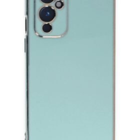 One Plus 9 Kılıf Volet Silikon - Açık Yeşil-(5796)