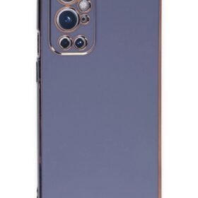 One Plus 9 Pro Kılıf Volet Silikon - Mavi-(5796)