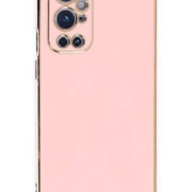 One Plus 9 Pro Kılıf Volet Silikon - Pembe-(5796)