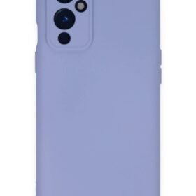 One Plus 9 Kılıf Nano içi Kadife Silikon - Lila-(5796)